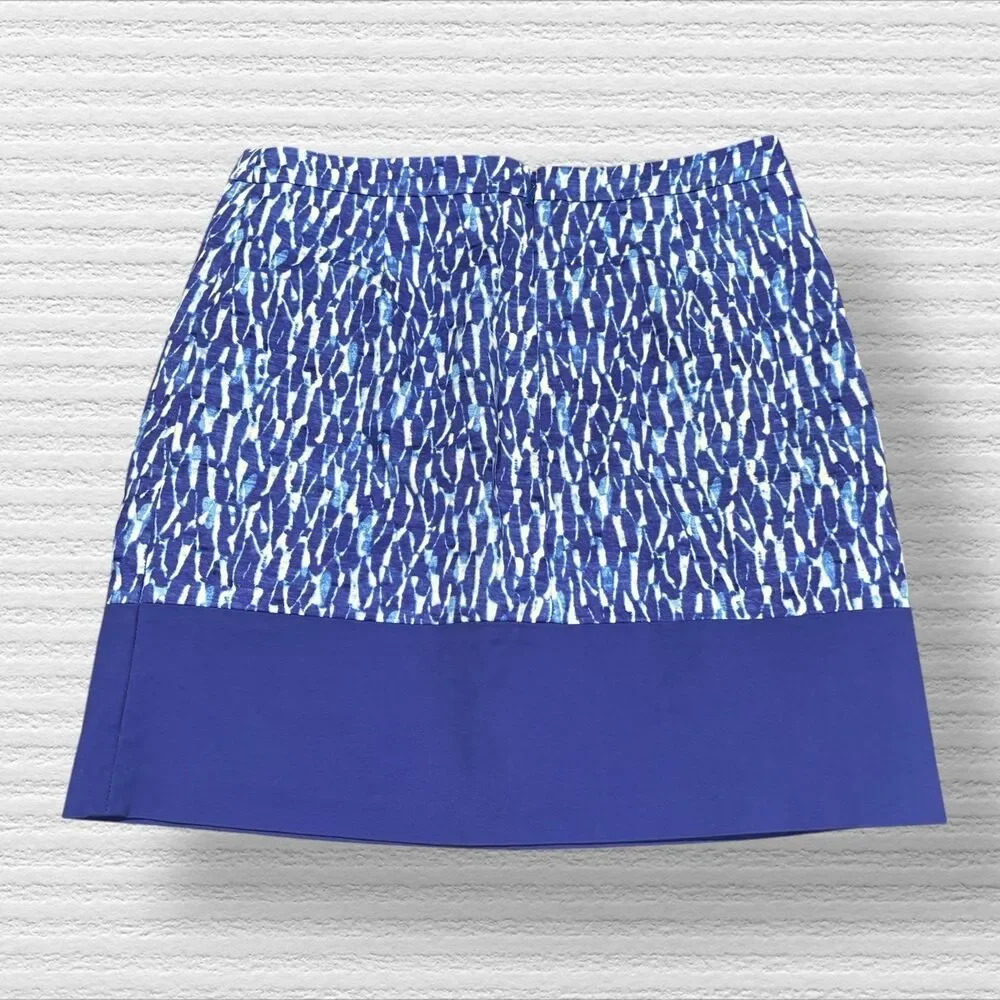 Michael Kors Royal Blue Skirt Size 2 Above Knee With Zipper